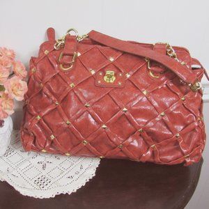 Big Buddha burnt umber handbag